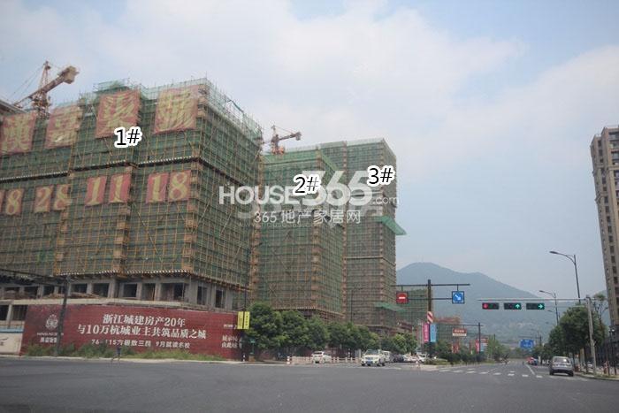 汉嘉柒号1、2、3号楼施工实景图 2015年9月摄