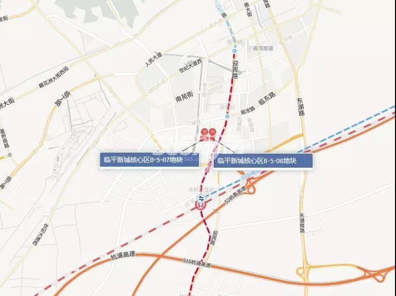 临平新城科创商地交通图