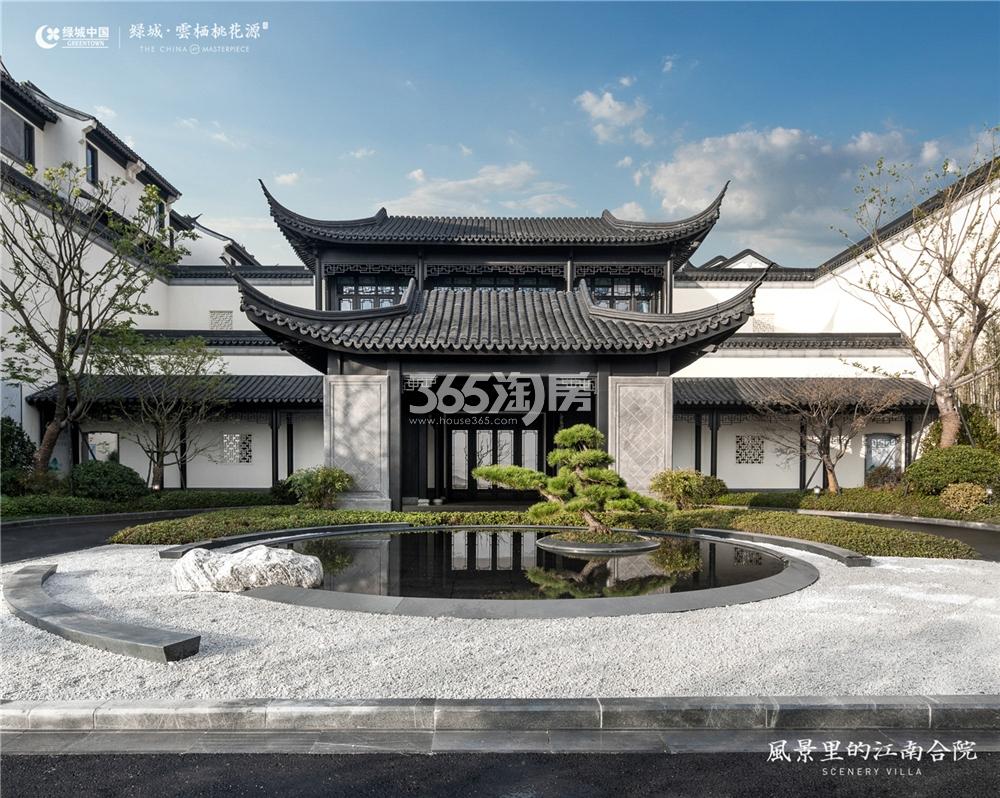 2019年3月绿城云栖桃花源白天实景
