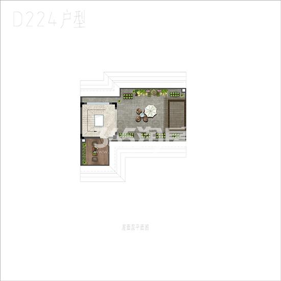 盛泽颐和公馆222㎡上叠