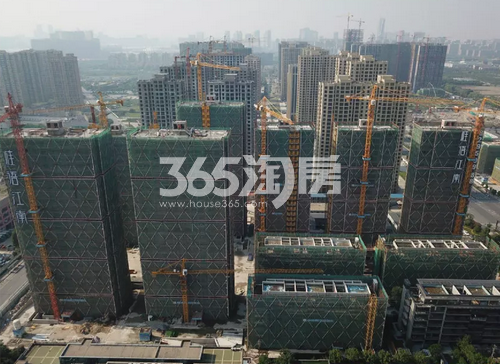 绿城九龙仓桂语江南高层和叠墅实景图 2018年8月