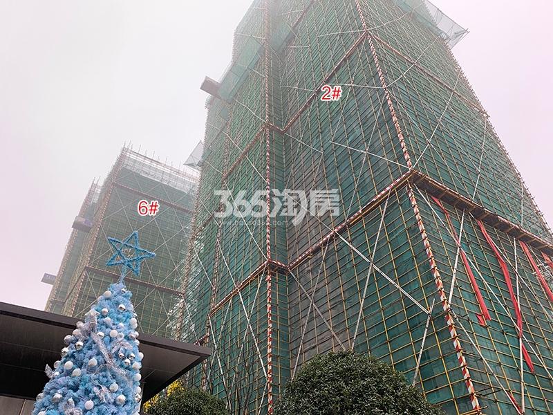 上坤山语四季2、6号楼施工进程（2019.3）
