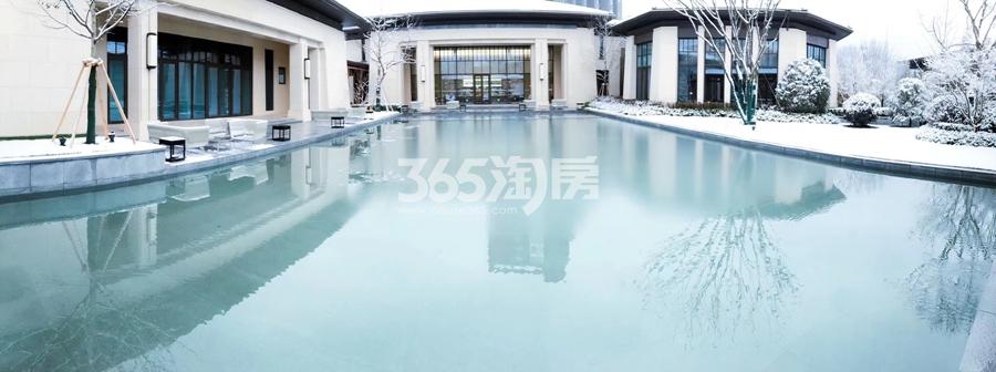 君望花苑别售楼处实景图 2018年1月摄