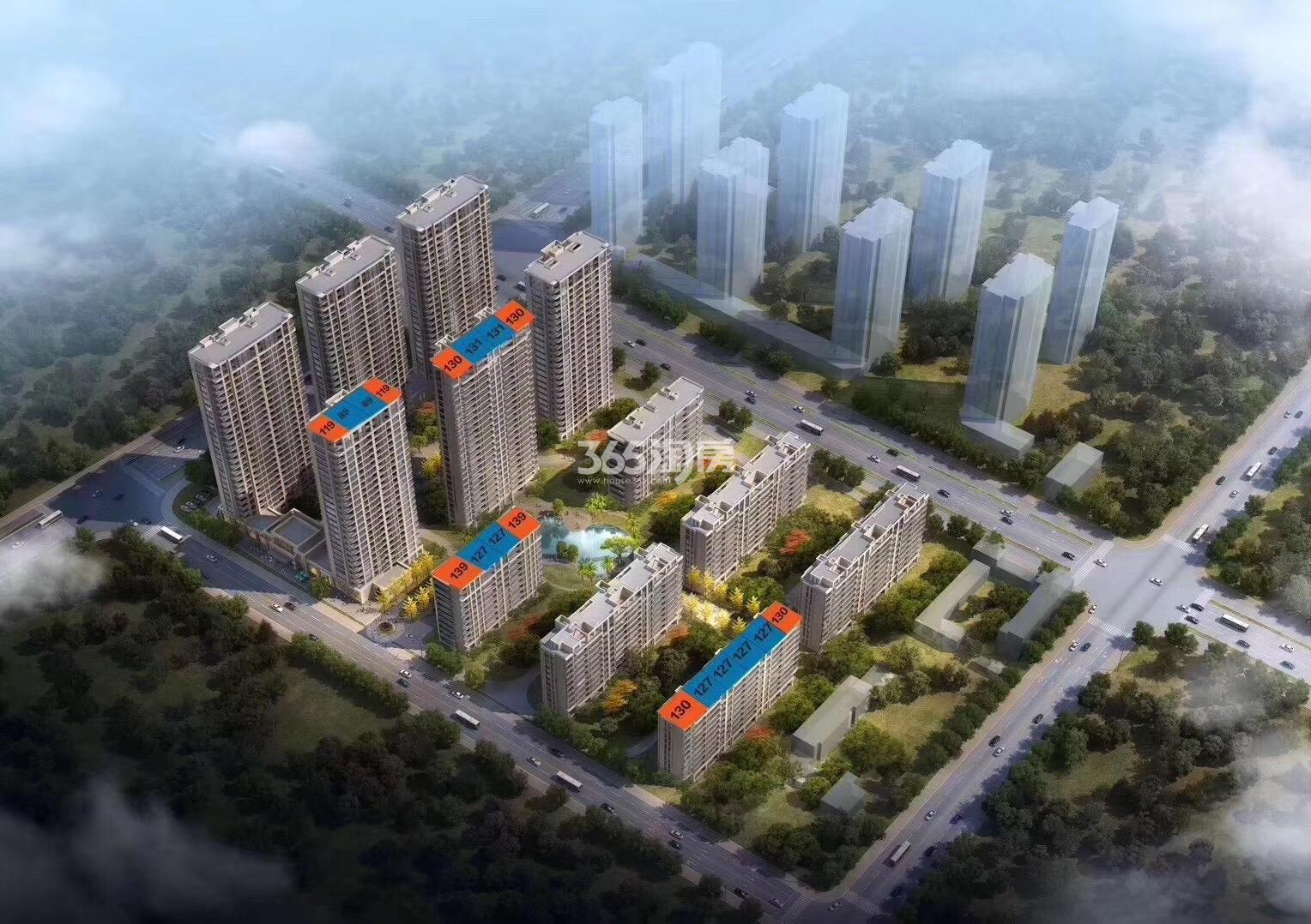 滨江碧桂园翡翠江南部分楼幢户型分布
