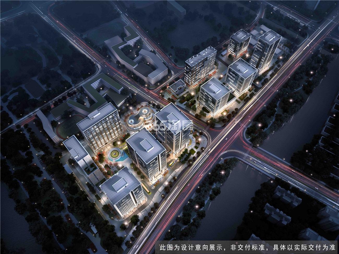 万广汇商务中心整体鸟瞰图