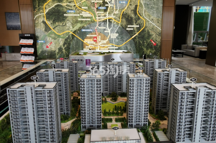 2020年4月泰悦银座沙盘实景图