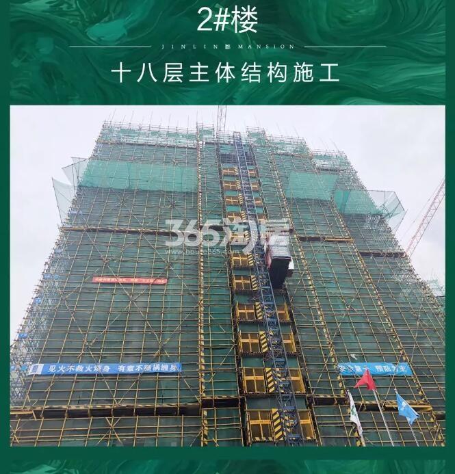 新希望滨江锦粼府2#施工实景图（2019年4月摄）