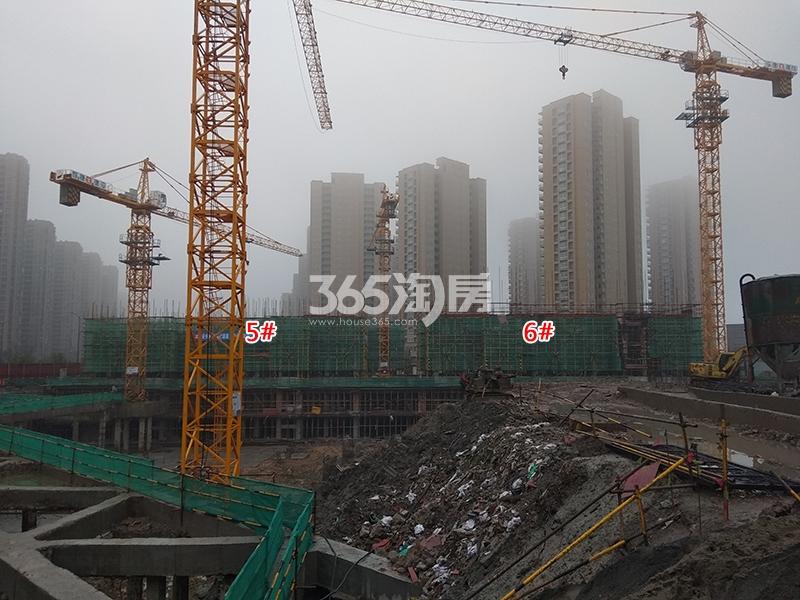 银城云谷天境5、6号楼施工进程（2019.2）