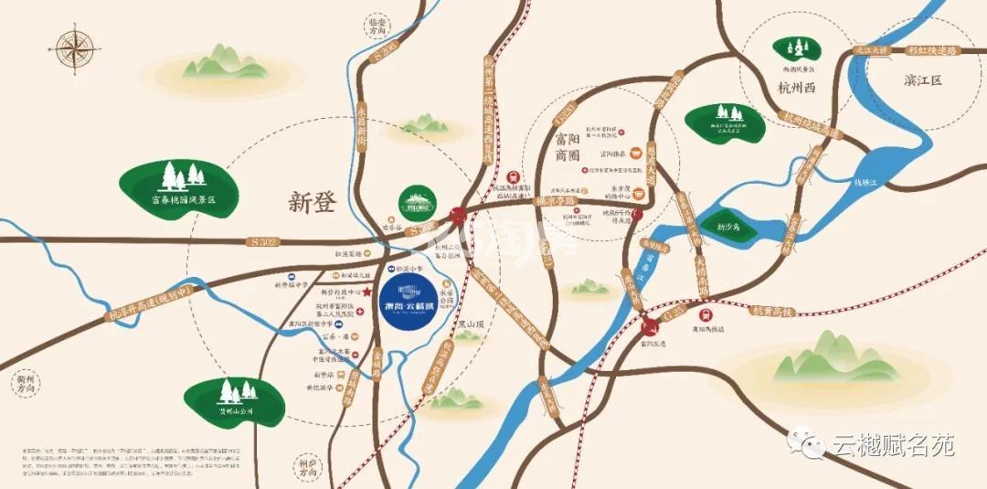 澳海云樾赋交通图