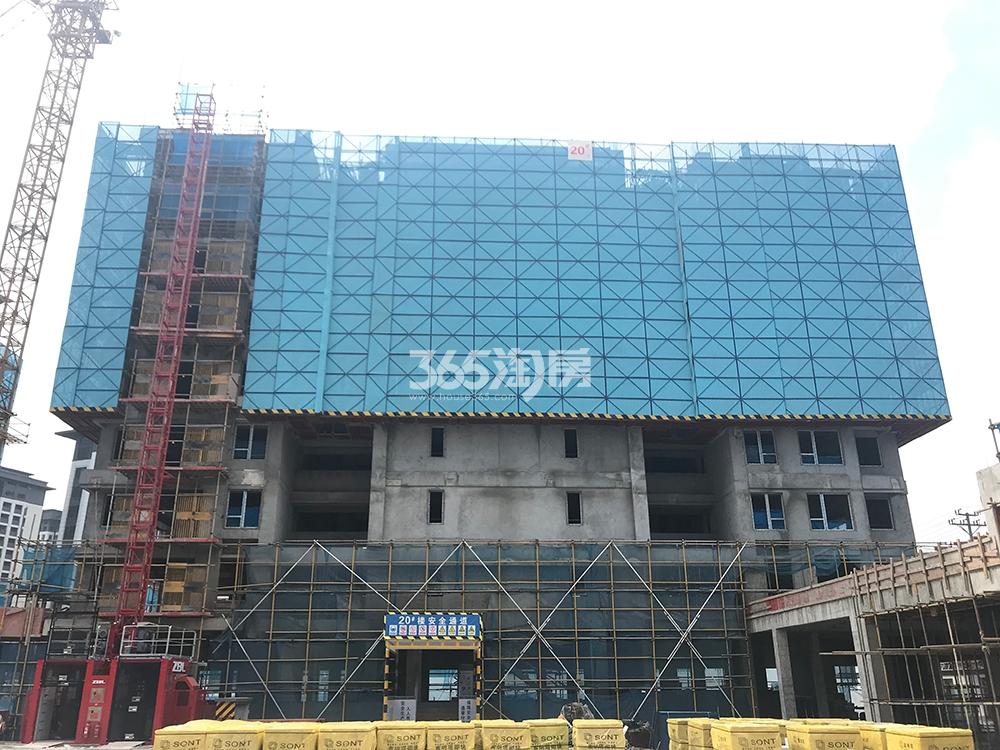 万科西望20#  十层梁板铝模铺设完成