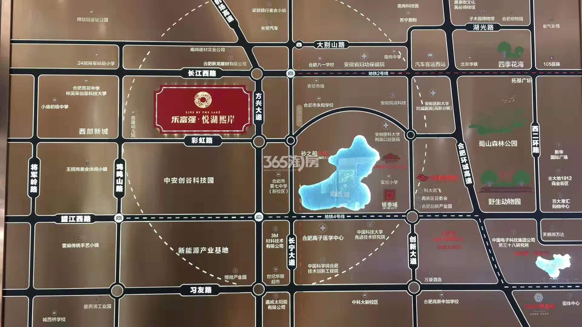 乐富强悦湖熙岸交通图