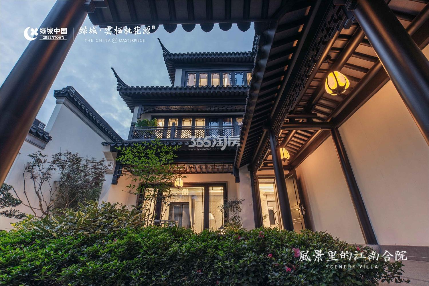 绿城雲栖桃花源景观实景（2019年摄）