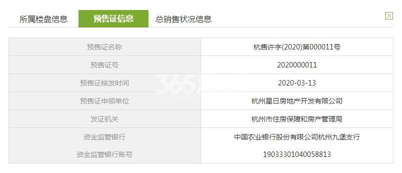 招商越秀公园1872高层16、17、20号楼预售证