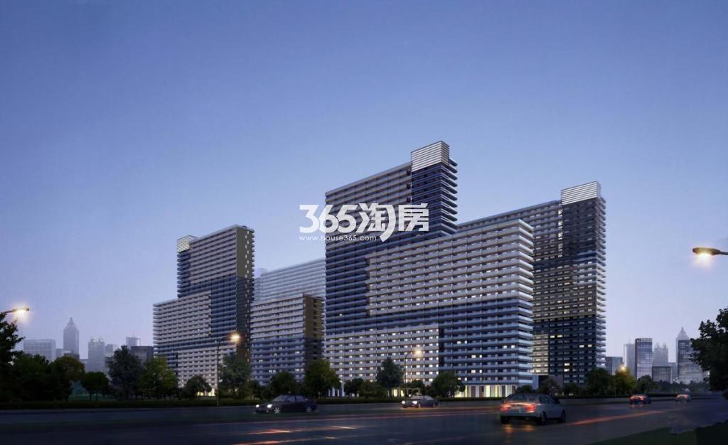 和达御观邸项目侧面效果图