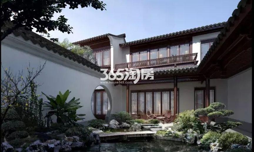 十里风荷项目庭院效果图
