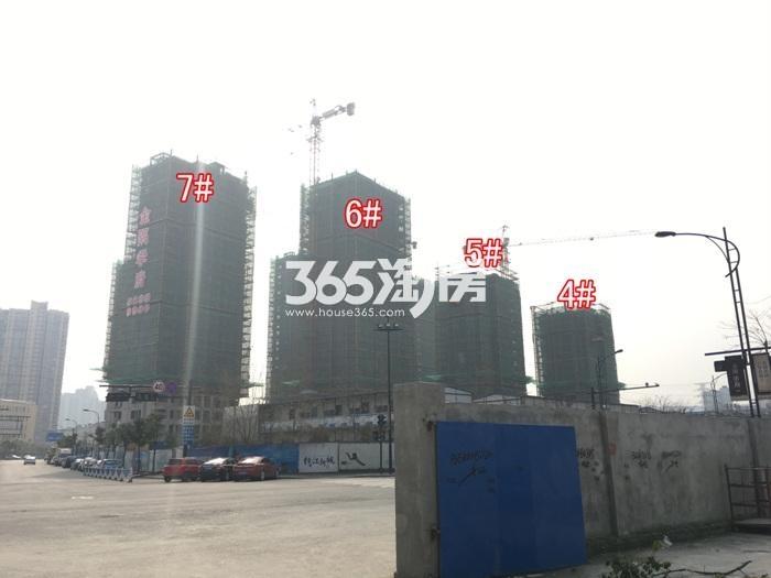 2016年2月金隅学府项目实景--4-7号楼