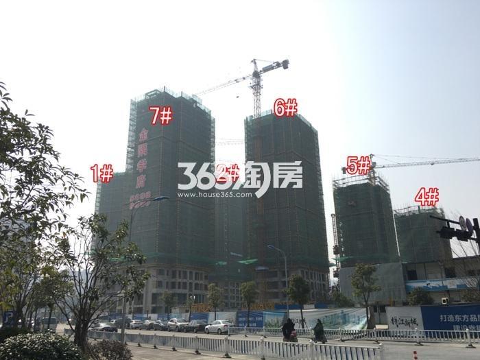 2016年2月金隅学府项目实景--1、4-7号楼