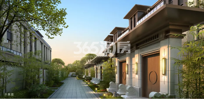 东哲钱塘滙类住宅排屋效果图