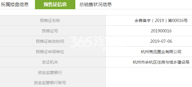 远洋路劲上河宸章1-6、10、13、14、16、17、18号楼预售证信息