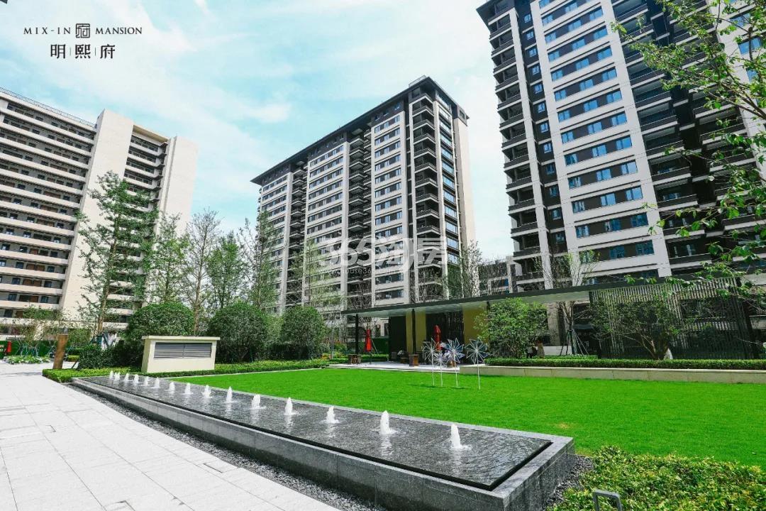 明熙府6月13日中央景观实景