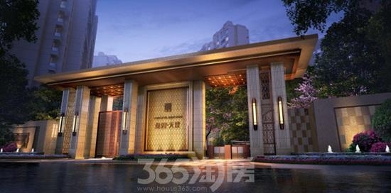 龙湖天璞示范区实景图 2017年6月摄