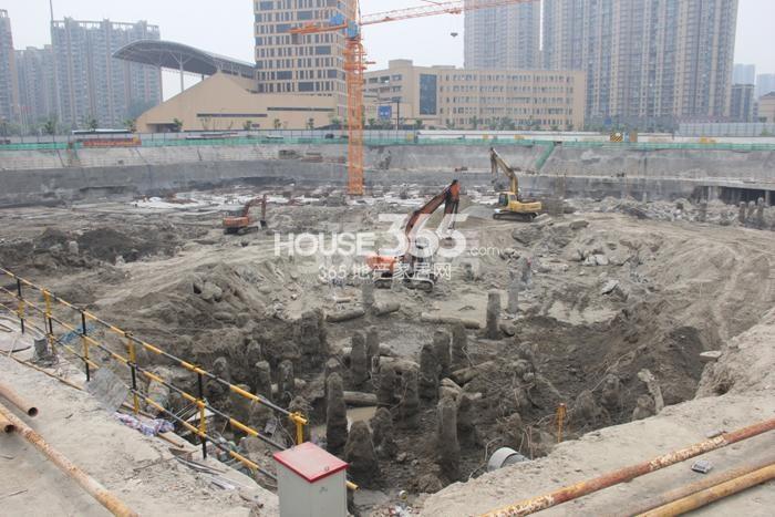 2015年6月金隅学府项目工地实景