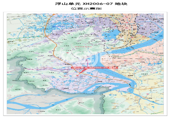西投德信浮山商地区位图