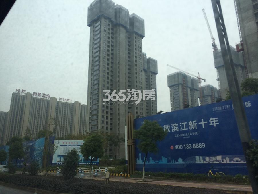 中国铁建万科江湾城实景图 2017年11月摄