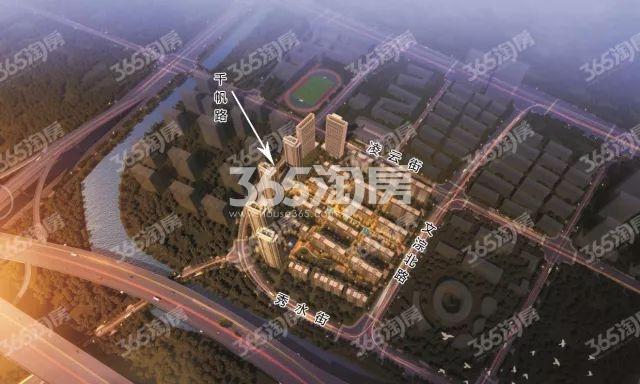 龙湖大学城北地块规划鸟瞰图