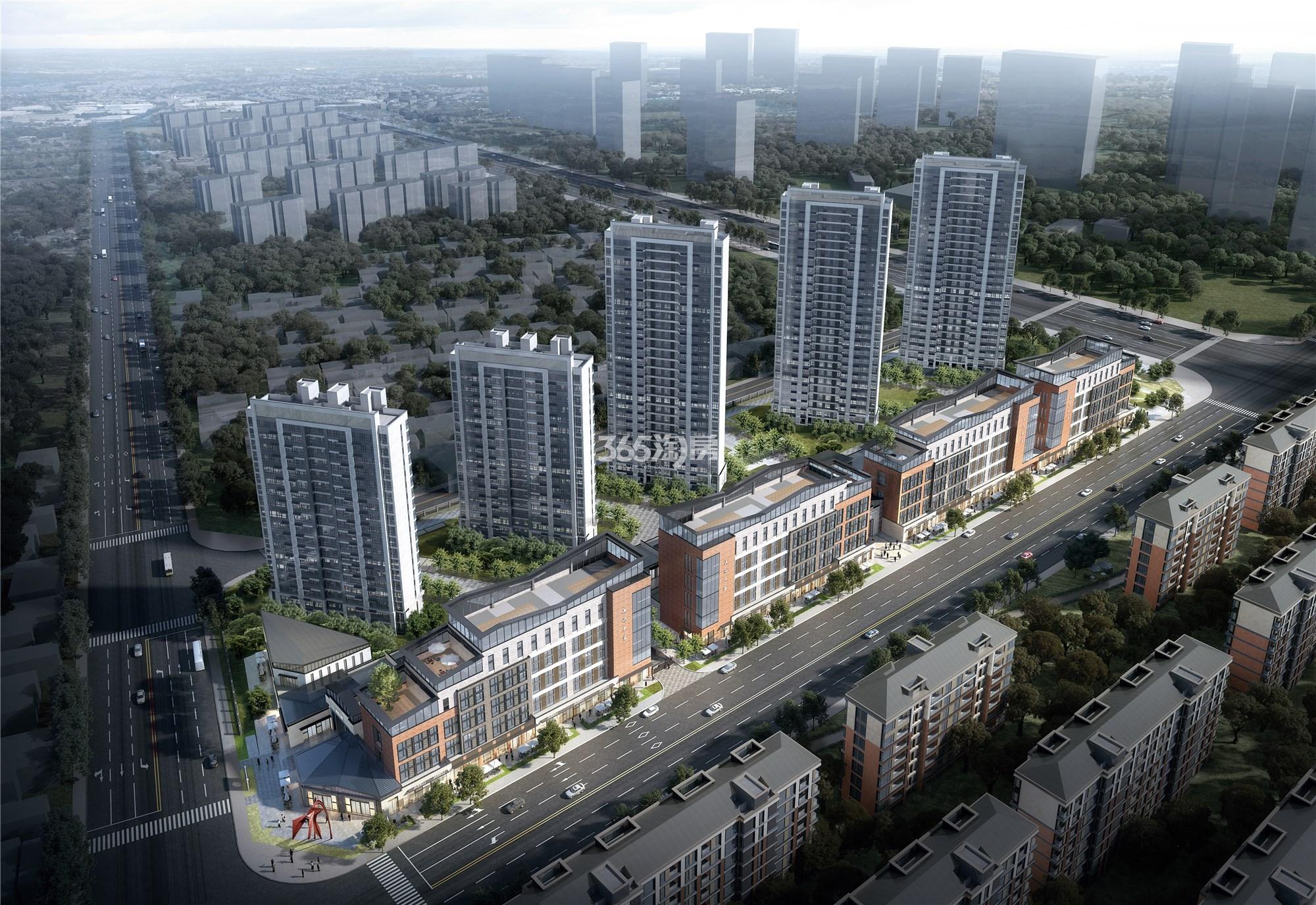 美好云谷路壹号沿街鸟瞰图
