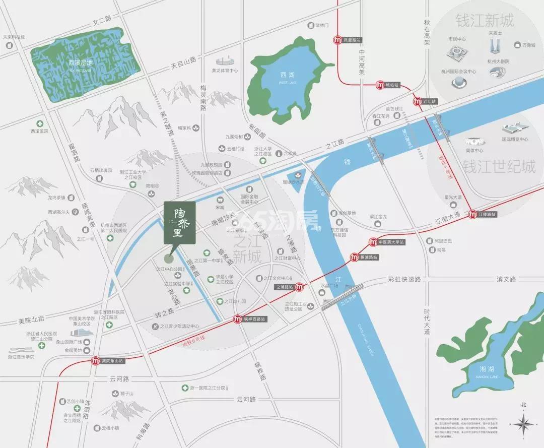 蓝城陶然里交通图