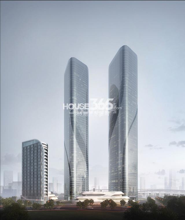 世茂智慧之门项目合体效果图
