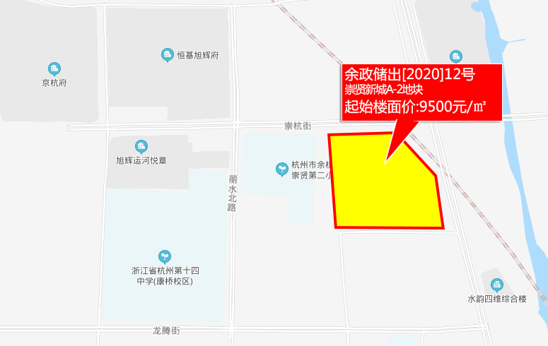 绿地香港崇贤商住地区位图