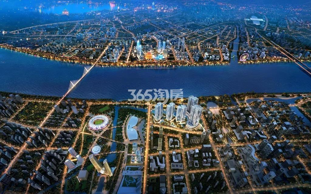保亿观雲钱塘楼盘鸟瞰图_杭州365淘房
