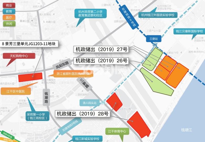新鸿基&平安江河汇综合体地块区位图