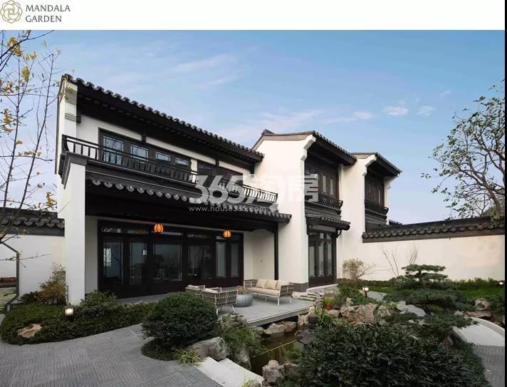 绿城曼陀花园 | 中式示范区实景图