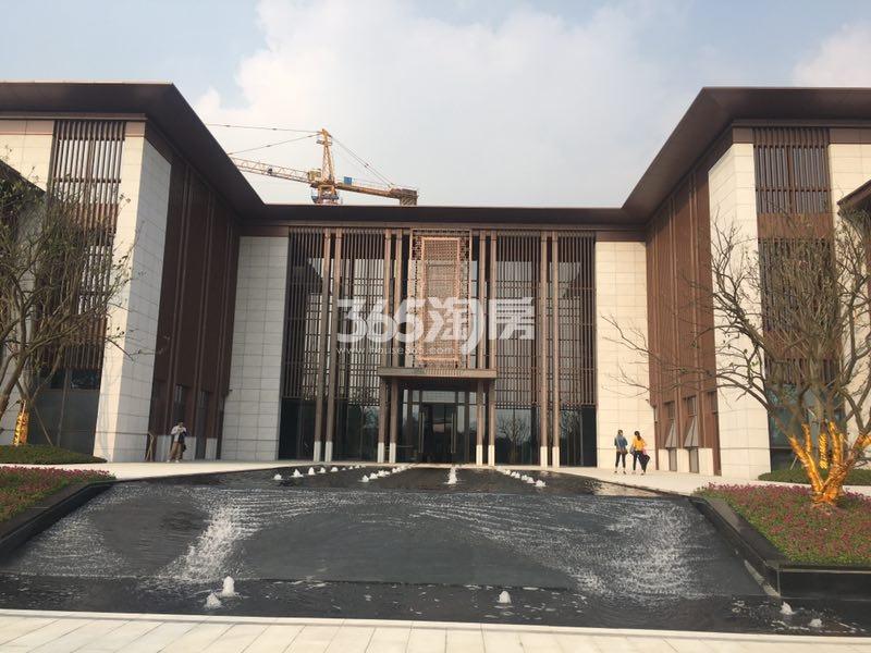 远洋雁归里示范区实景图 2017年10月摄