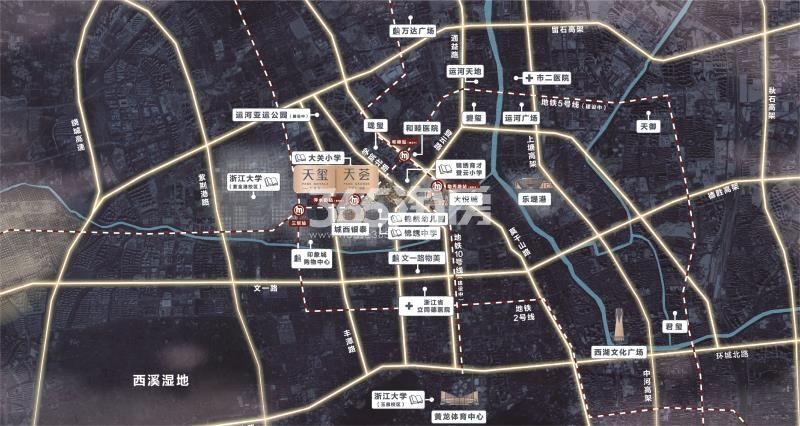 荟品天语城区位图