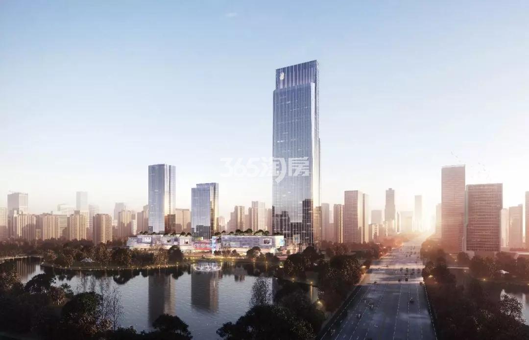 富力中心水景效果图