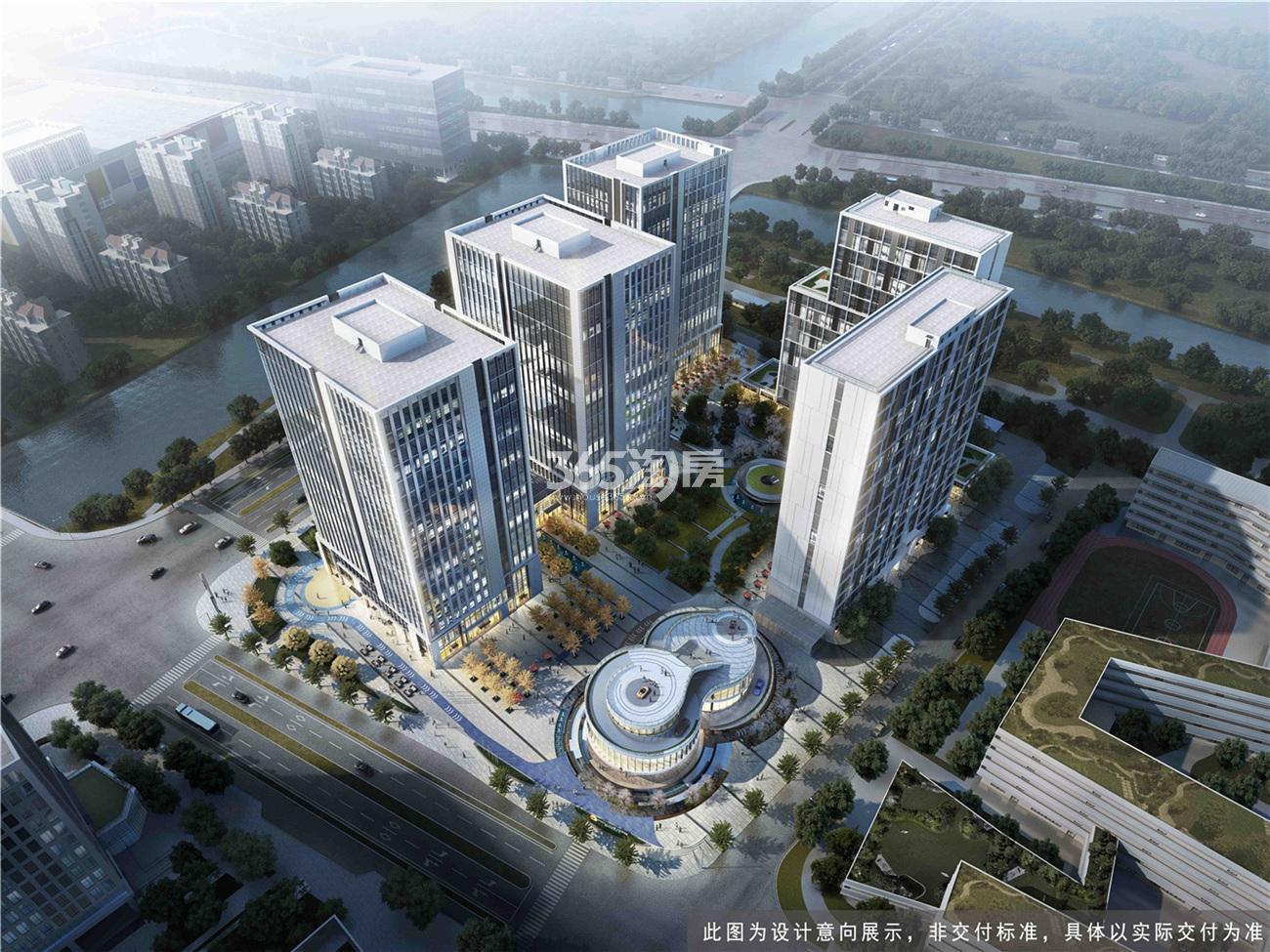 万广汇商务中心鸟瞰图
