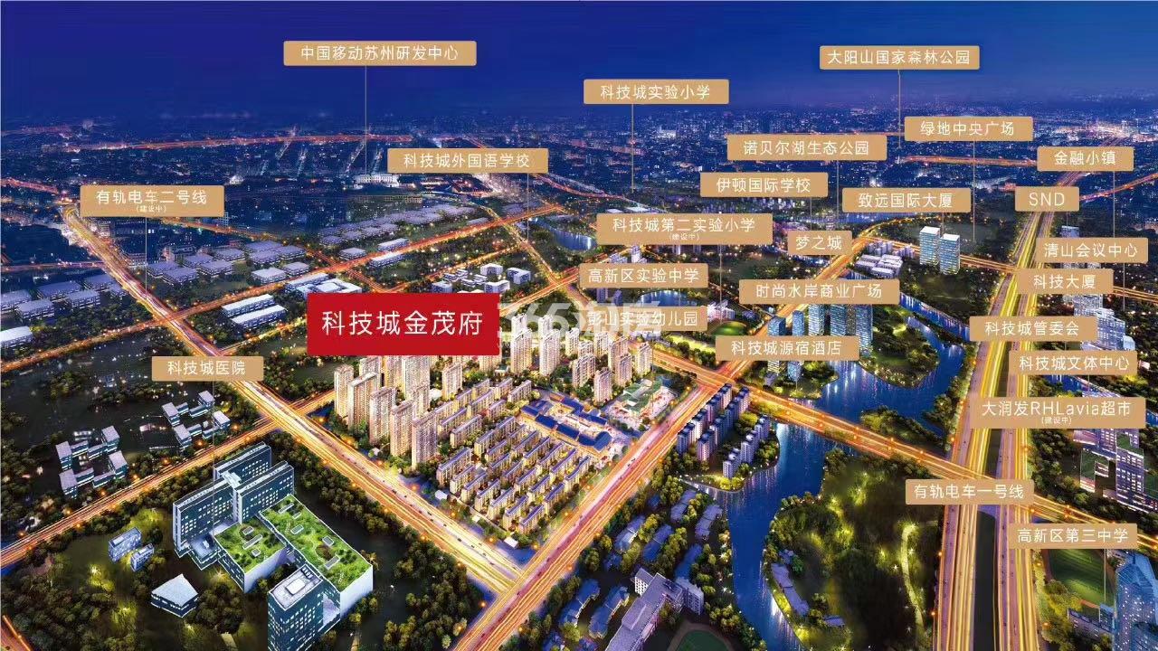 科技城金茂府鸟瞰图