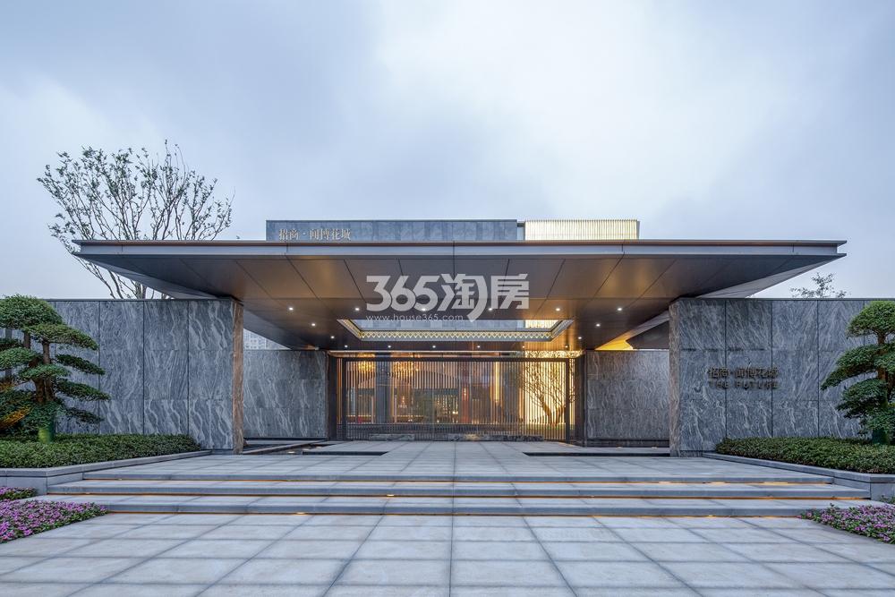 招商招商招商闻博花城售楼处实景图（2019年7月摄）
