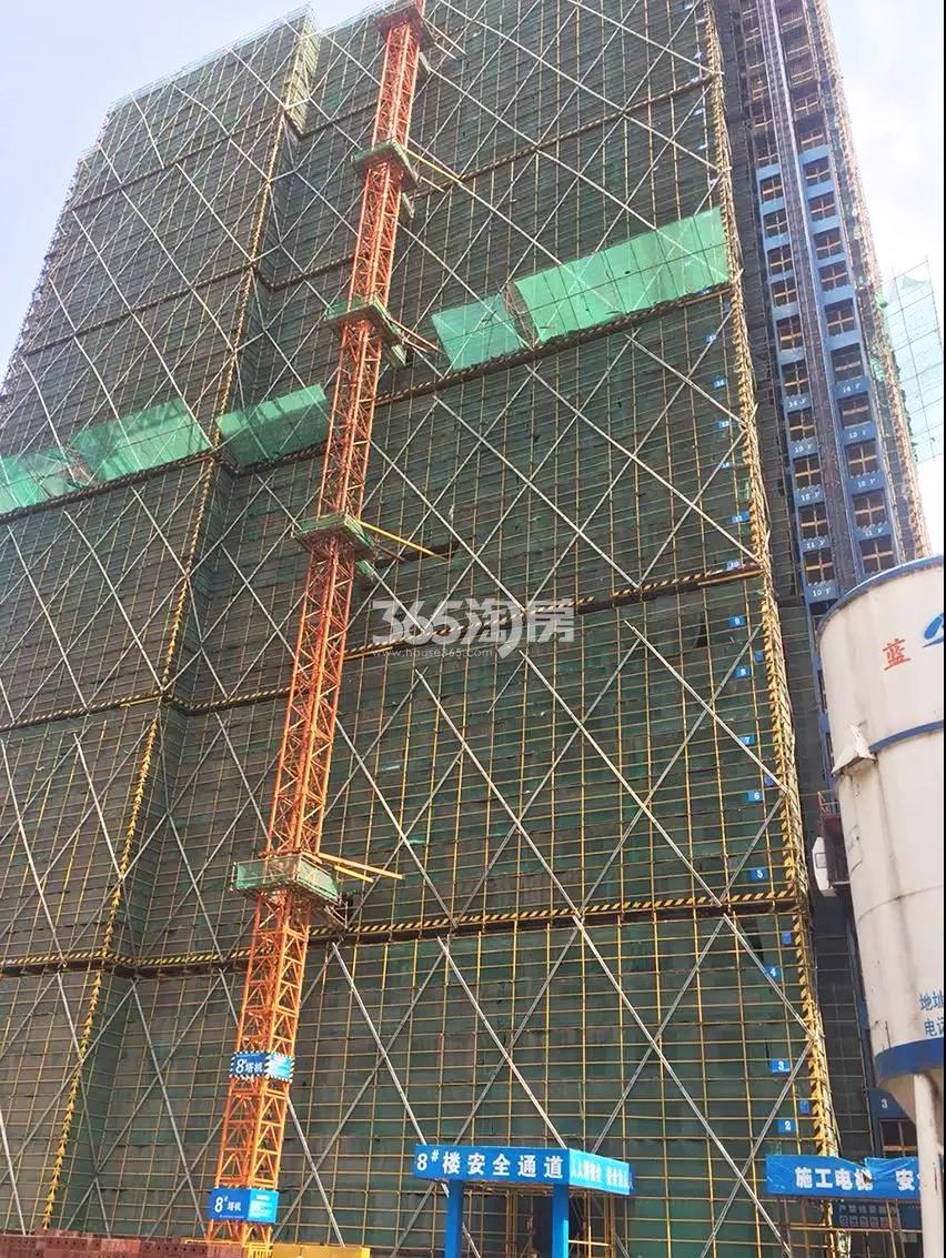 2018年6月中旬西房拱宸外滩高层25号楼实景