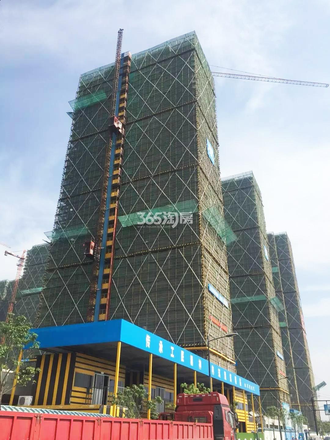 2018年6月中旬西房拱宸外滩高层1号楼实景