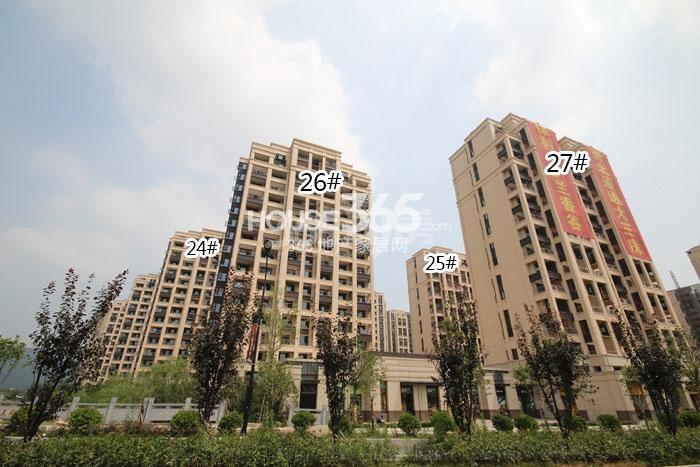 保利罗兰香谷24、25、26、27号楼施工实景图 2015年9月摄