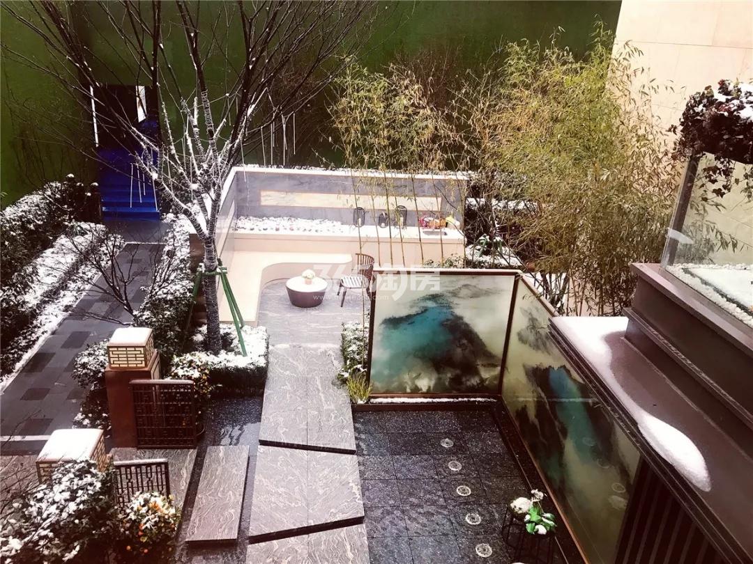 2018年1月祥生群贤府示范区一角实景