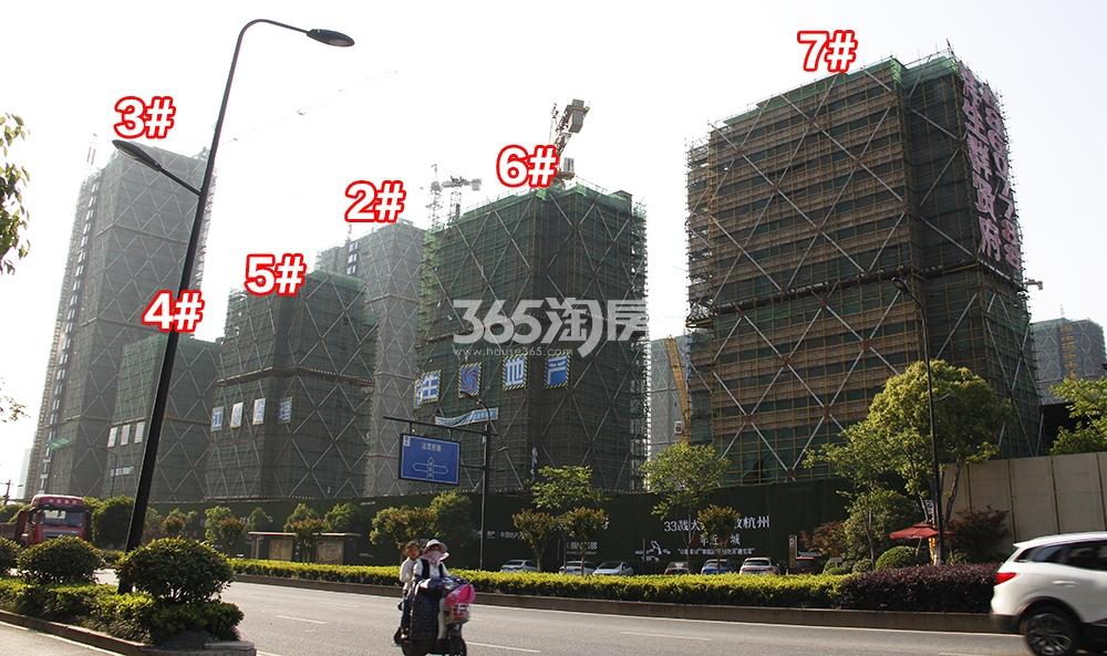 2018年5月上旬祥生群贤府2-7号楼实景