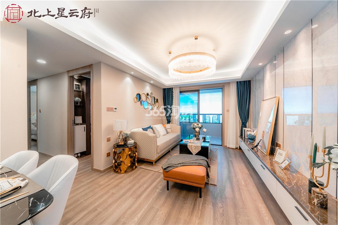 北上星云府95方户型(A1户型)样板房---客厅