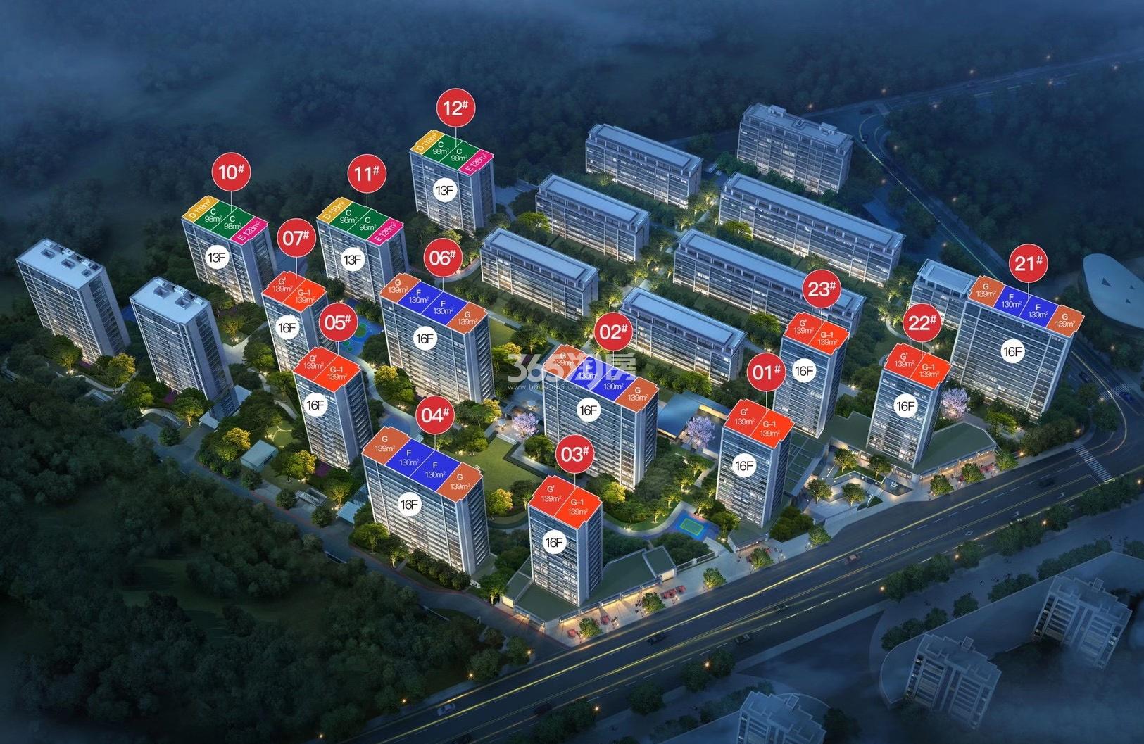 春来晓园鸟瞰图