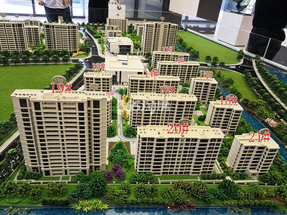 绿城象屿观澜逸品13地块南部分沙盘